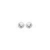 Load image into Gallery viewer, Mystigrey Liberty .925 Sterling Silver Plated Rhodium Circle Stud Earrings Cubic Zirconia
