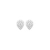 Load image into Gallery viewer, Mystigrey Alma .925 Sterling Silver Plated Rhodium Stud Earrings Cubic Zirconia
