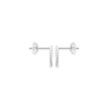 Myra Earrings in 925 Sterling Silver Plated Rhodium, view 2