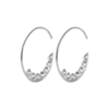 Chloe Earrings in 925 Sterling Silver Plated Rhodium, view 2