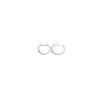 Leticia Hoop Earrings in 925 Sterling Silver Plated Rhodium or 18K Gold Plated, view 7