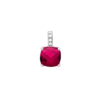 Load image into Gallery viewer, Mystigrey Alizee Georgia .925 Sterling Silver Plated Rhodium Red Pendant
