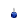 Alizee Marina Blue Pendant in 925 Sterling Silver Plated Rhodium