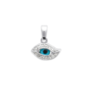 Load image into Gallery viewer, Mystigrey Blue Eye .925 Sterling Silver Pendant for Women and Men with Cubic Zirconia

