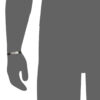 Men's Enzo Black Ruthenium Bracelet in Stainless Steel, view 4