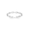Presley .925 Sterling Silver Plated Rhodium and 18K Gold Plated Ring Cubic Zirconia