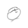 Mackenzie Sparkle Ring in 925 Sterling Silver Plated Rhodium