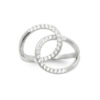Oriana II Ring in 925 Sterling Silver Plated Rhodium or 18K Gold Plated, view 4