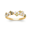 Romy Cluster Ring, 18K Gold Plated