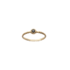 Margo R5 Black Ring in 18K Gold Plated, view 2