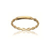 Carter ID Ring in 925 Sterling Silver Plated Rhodium or 18K Gold Plated, view 4