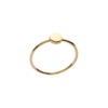 MiniMe Dot Ring in 925 Sterling Silver Plated Rhodium or 18K Gold Plated