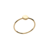 Mystigrey MiniMe Dot 18K Gold Plated and .925 Sterling Silver Plated Ring