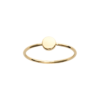 MiniMe Dot Ring in 925 Sterling Silver Plated Rhodium or 18K Gold Plated, view 3