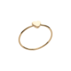 MiniMe Heart Ring in 925 Sterling Silver Plated Rhodium or 18K Gold Plated