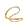 Mystigrey Mila 18K Gold Plated Ring with Cubic Zirconia