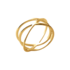 Juliana Ring in 925 Sterling Silver Plated Rhodium or 18K Gold Plated, view 2