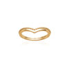 Aria II Ring in 18K Gold Plated, view 2