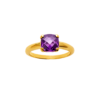 Mystigrey Alizee Violetta 18K Gold Plated Ring Violet