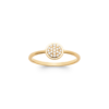 Mystigrey Amanda 18K Gold Plated Ring with Cubic Zirconia