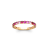 Load image into Gallery viewer, Mystigrey Oceana 18K Gold Plated Ring Pink and Blue
