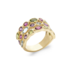 Jasmin Triple Band Ring in 18K Gold Plated