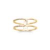 Mackenna Ring in 925 Sterling Silver Plated Rhodium or 18K Gold Plated, view 3