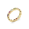 Jasmin Band Pastel Ring in 18K Gold Plated