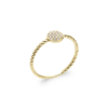 Myra Ring in 925 Sterling Silver Plated Rhodium or 18K Gold Plated, view 2