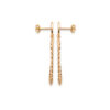 Mystigrey Alice 18K Gold Plated Hoop Earrings