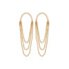 Mystigrey Lana 18K Gold Plated Earrings Cubic Zirconia