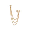 Polaris Tristar Drape Earring (Single) in 18K Gold Plated