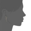 Load image into Gallery viewer, Mystigrey Polaris Tristar Dangle 18K Gold Plated Earring Cubic Zirconia (One only)
