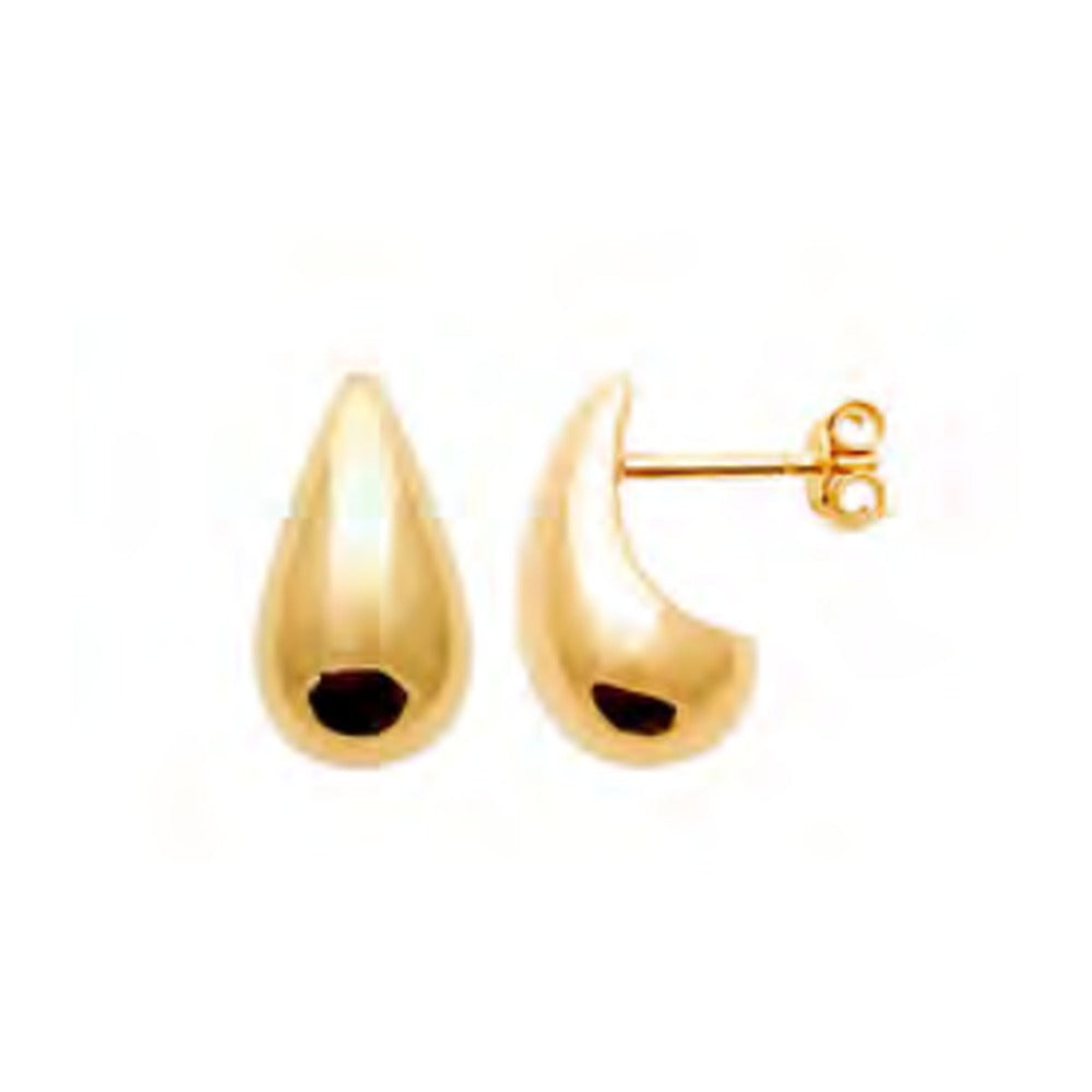 Gigi Teardrop Earrings, 18K Gold Plated