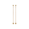 Olivia Double Dangle Earrings in 18K Gold Plated
