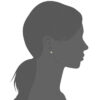 Millie Heart Earrings in 18K Gold Plated, view 7