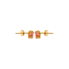 Millie Heart Earrings in 18K Gold Plated, view 5