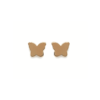 Mystigrey Butterfly 18K Gold Plated Stud Earrings for Women