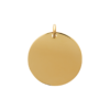 Circle Pendant in 18K Gold Plated