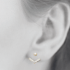 Aria Jacket Earrings in 18K Gold Plated, view 4