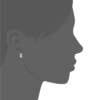 Jessica Square Earrings in 18K Gold Plated, view 4