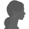 Hannah Crown Earrings in 18K Gold Plated, view 4