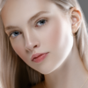 Elizabeth Front Hoop Earrings in 18K Gold Plated, view 3