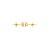 Load image into Gallery viewer, Mystigrey Alizee Lilly 18K Gold Plated Earrings for Women Pink
