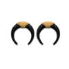 Mina Golden Earrings in 18K Gold Plated, view 3