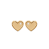 Leah Hearts Earrings in 18K Gold Plated