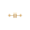Load image into Gallery viewer, Mystigrey Leah Hearts 18K Gold Plated Earrings for Women with Cubic Zirconia
