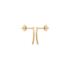 Ashley Earrings in 18K Gold Plated, view 2