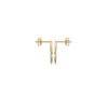 Lauren Earrings in 18K Gold Plated, view 2
