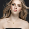 Michaela Earrings in 18K Gold Plated, view 4